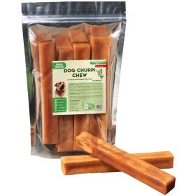Dog Churpi Chew-100% Natural; Himalayan Yak Cheese Churpi Dog Treat & Chews; Grain-Free; Gluten-Free; Dental Chews; 4 Count; Large-15 oz