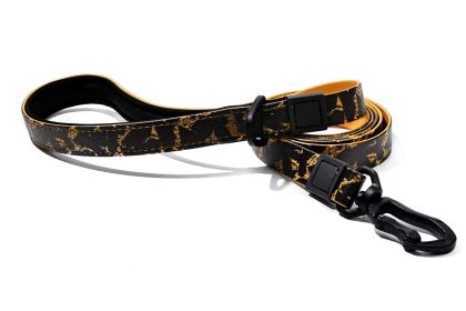 UV Printing Camouflage Embossed Pet Leash Set Is A Perfect Combination Of Style And Functionality Specially Designed For Pets' Outdoor Activities (Option: Orange-25mm)