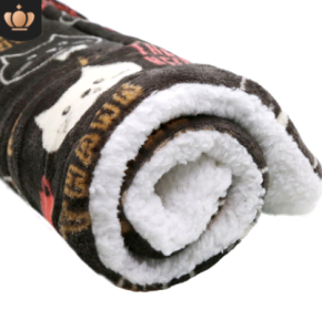 Cute Cat Blankets Dog Pet Mat (Option: Cute cat-M55x45)