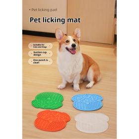 Lick Mat For Dogs, Slow Feeder Mat With Strong Suction (Option: Green)