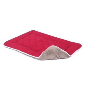 DGS Pet Products Pet Cotton Canvas Sleeper Cushion Extra Small Sand 15" x 20" x 1" (Color: Berry, size: Extra Extra Large)