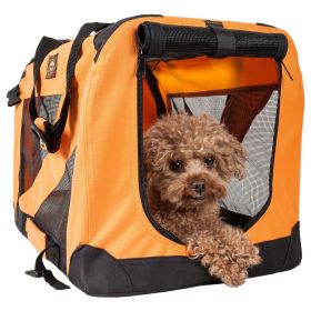 Folding Zippered 360 Vista View House Pet Crate (Size: X-Large)