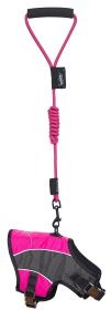 Touchdog Reflective-Max 2-in-1 Premium Performance Adjustable Dog Harness and Leash (Size: Medium)