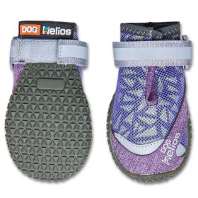 Dog Helios 'Surface' Premium Grip Performance Dog Shoes (Color: purple, Size: X-Large)